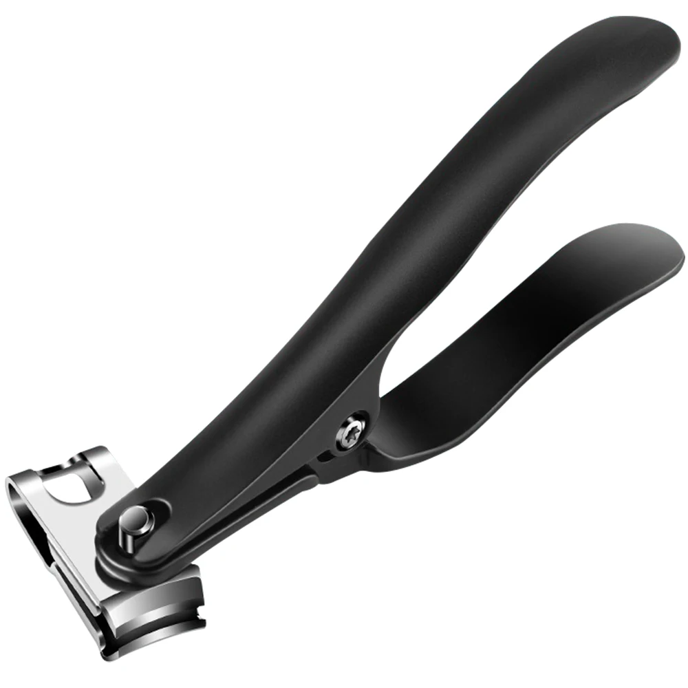 Cortador giratório de unhas e pés, 360 graus, com alça longa, ultra afiado, resistente, cortador de unhas de dedo grande para unhas grossas