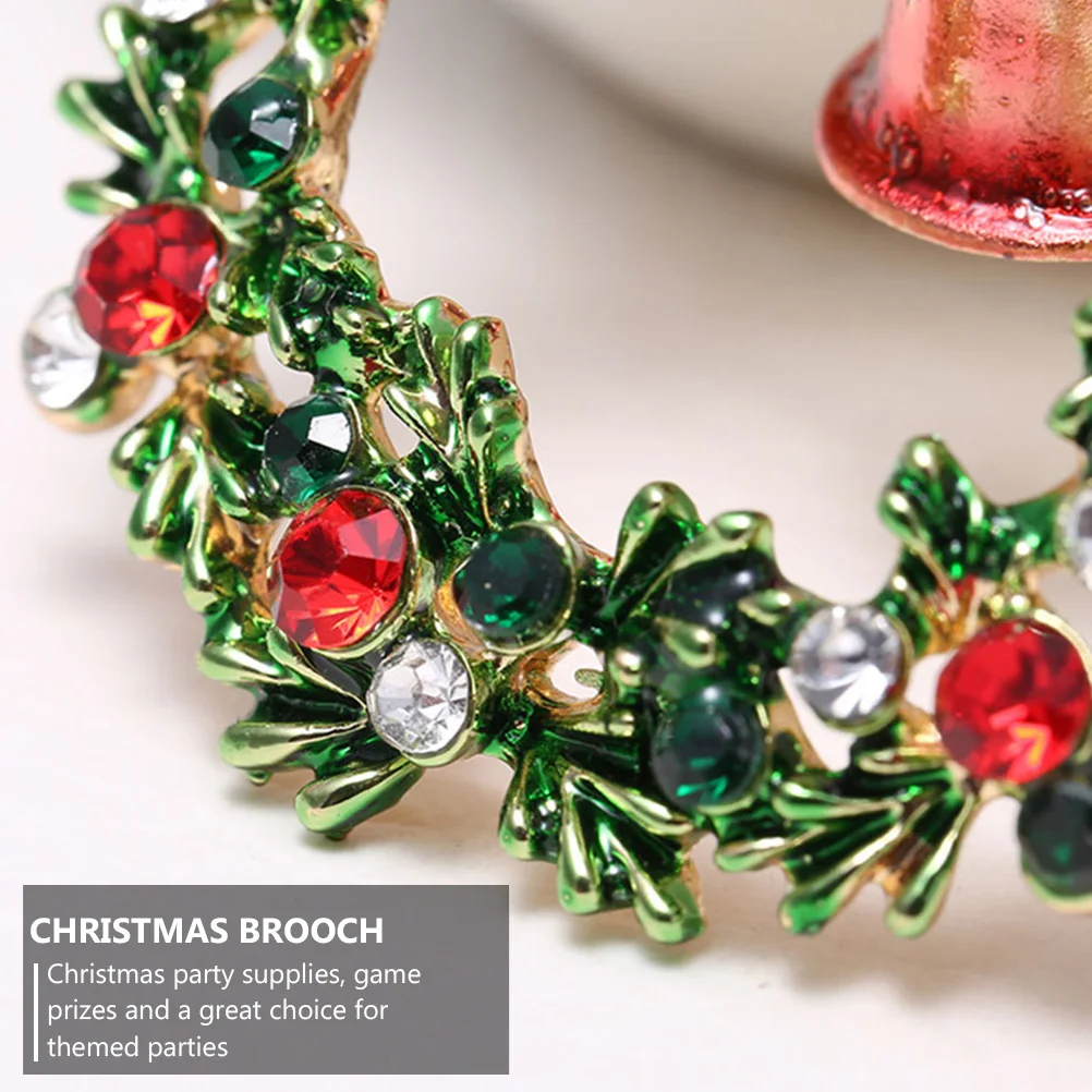 

Brooch Chest Pin Accessories Random Color Christmas Tree Alloy Lovely Brooches Exquisite Pins Festive Supplies Costume Accessory