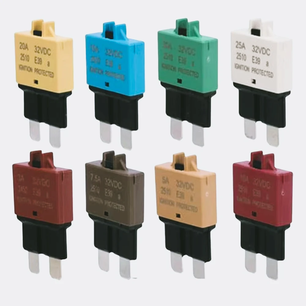 ZF-F Juego  fusibles  disyuntor  8 piezas  reinicio manual para sistemas eléctricos  barcos, vehículos recreativos, ca