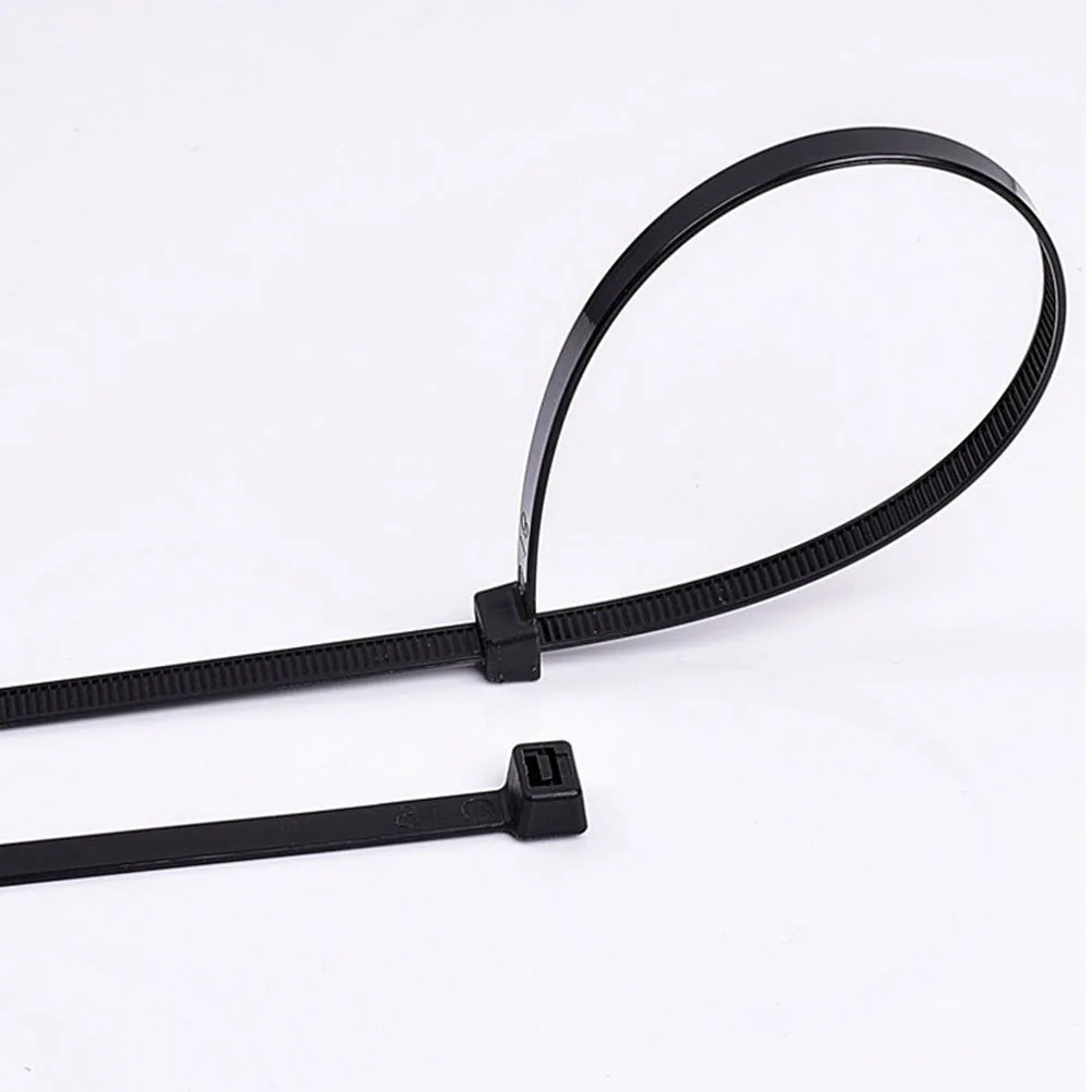 

1000Pcs Self-Locking Cable Ties 2.5x100mm Nylon Fasteners for Wire Management Waterproof Uv Resistant Indoor Outdoor Use