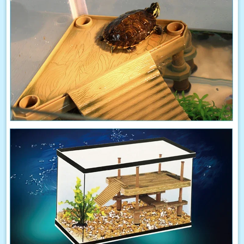 

Turtle Basking Platform Aquarium Decoration Platform Terrapin Dock Brazilian Terrapin Floating Island Reptile Ramp Platform