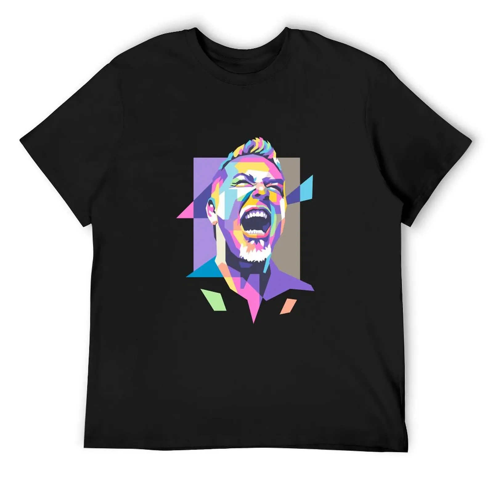 James Hetfield in WPAP T-Shirt graphic shirts street wear boys whites graphic tee shirt mens t shirts