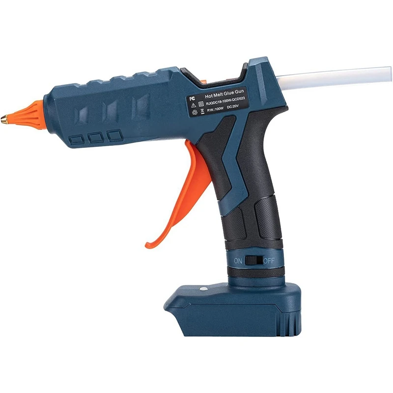 

Cordless Hot Glue-Gun Electric Hot Melt Glue-Gun For Black Decker 20V Battery For Use 11Mm Glue Sticks (NO Battery)