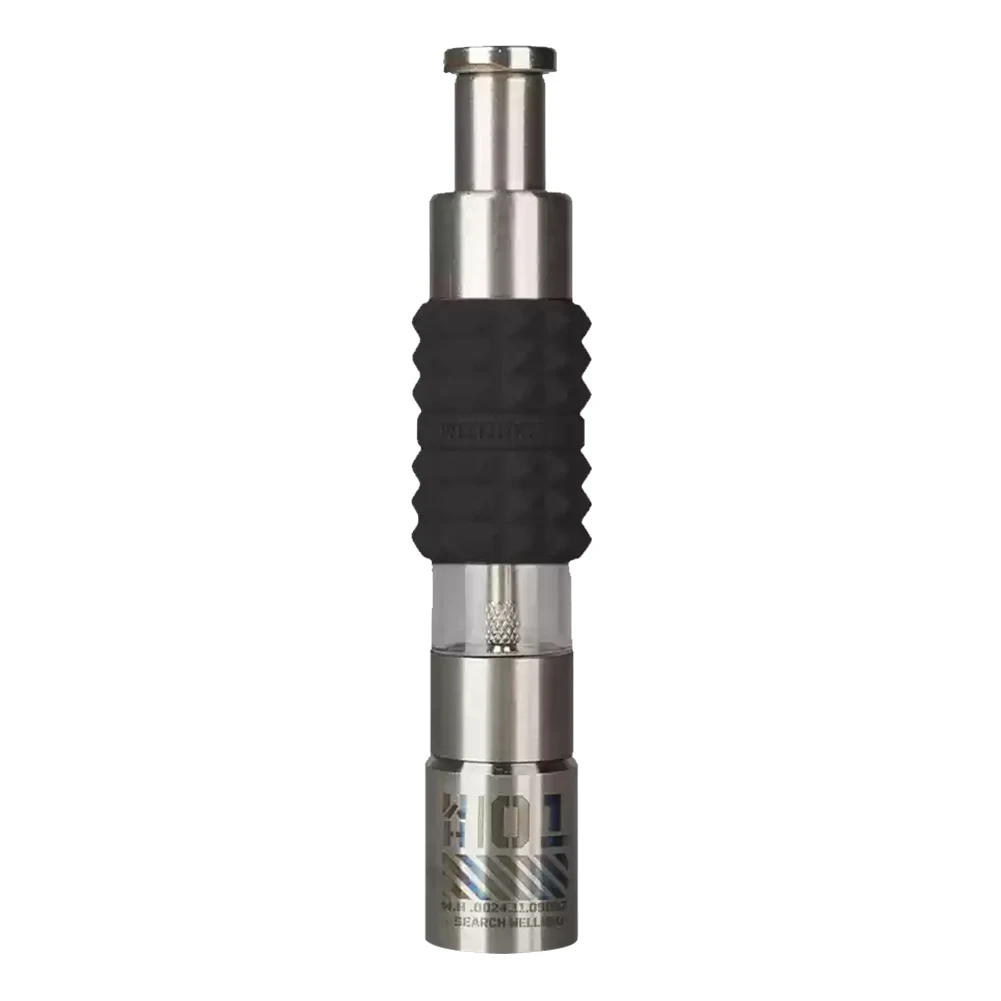 

Thumb Push Pepper Mill Stainless Steel Portable Salt Mill One Hand Operation Thumb Press Grinder Home Kitchen Tools