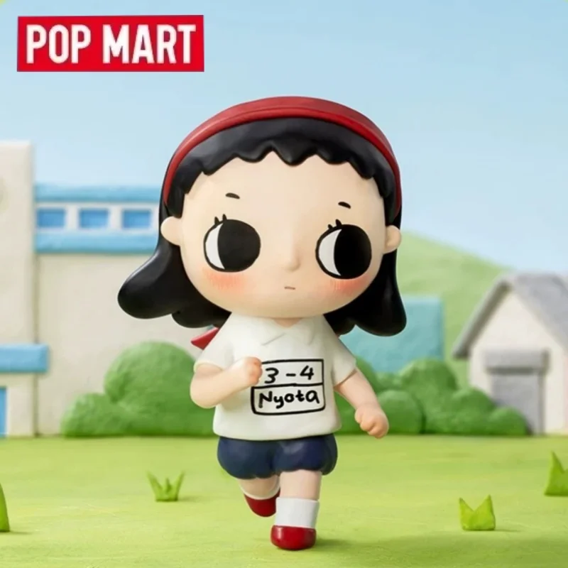 POPMART Nyota Chibi Maruko Chan Series Blind Box Guess Bag Mystery Box Toys Doll Cute Anime Figure Desktop