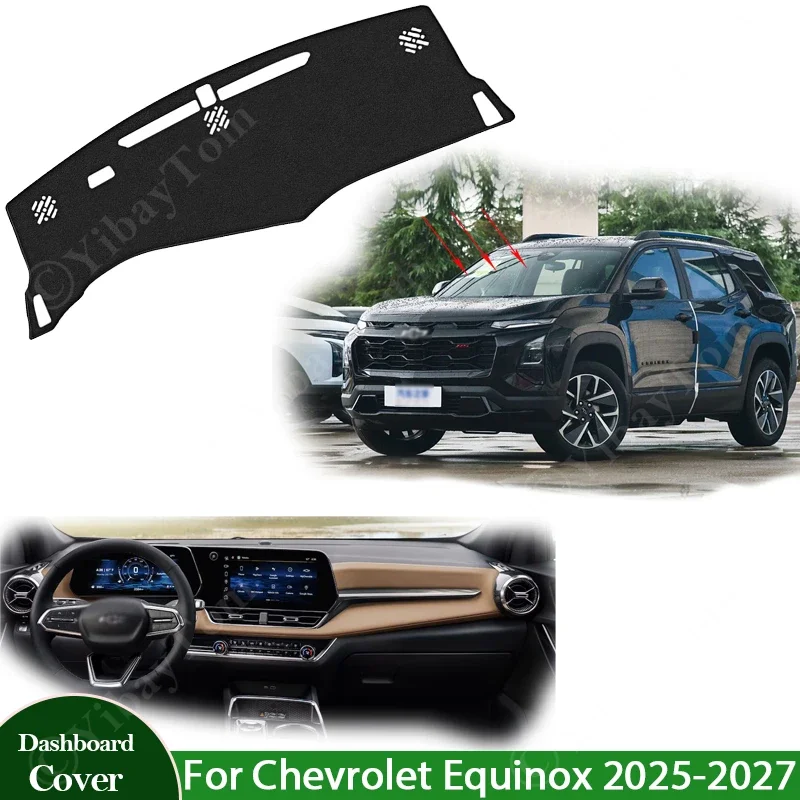 

Новый автомобильный аксессуар, анти-УФ-защитный коврик для приборной панели, солнцезащитный коврик для приборной панели, ковер для защиты приборной панели для Chevrolet Equinox 2025 2026 2027