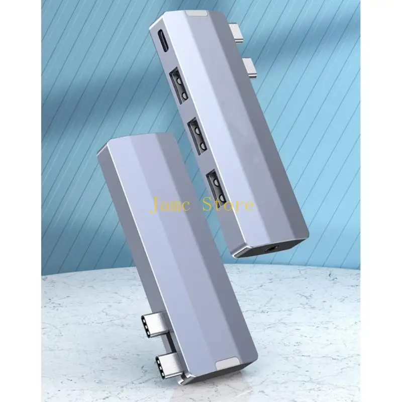 LX0B Upgrade Type C Hub USB3.2 Thunderbolt-compatible Docking Station PD 100W USB HUB