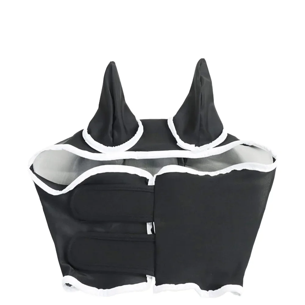 Horse Fly Mask 3D Design Supplies Ergonomics Pet Summer Eye Shield Anti Mosquito Ear Half Face Mesh Fly Protective Cover Parts