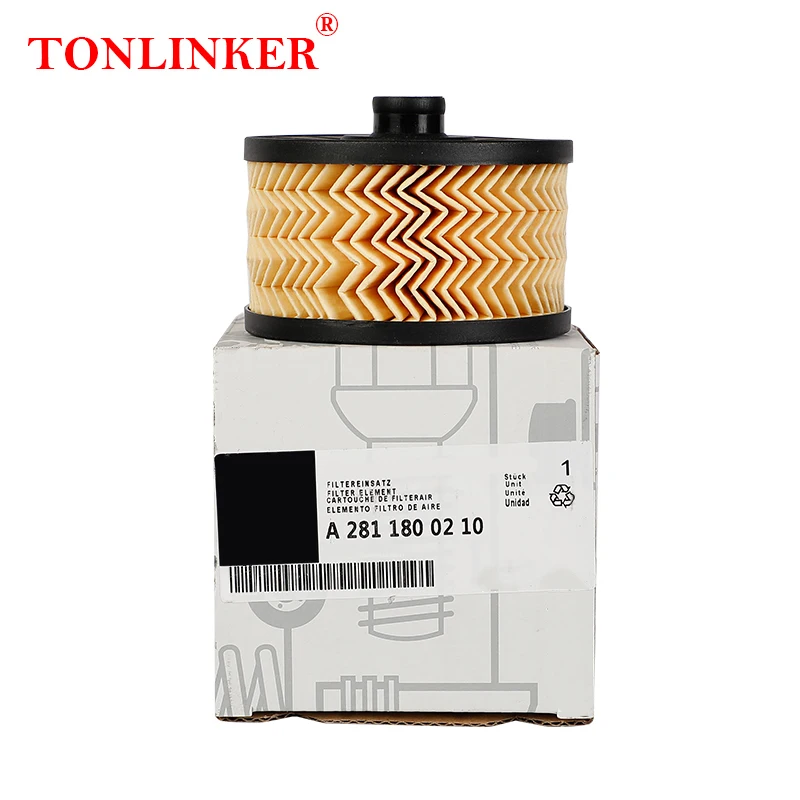 TONLINKER Oil Filter A2811800201 For Mercedes Benz B Class T247 W247 2019 2020 B180 B200 1.3L M282 A2001800009 Car Accessories