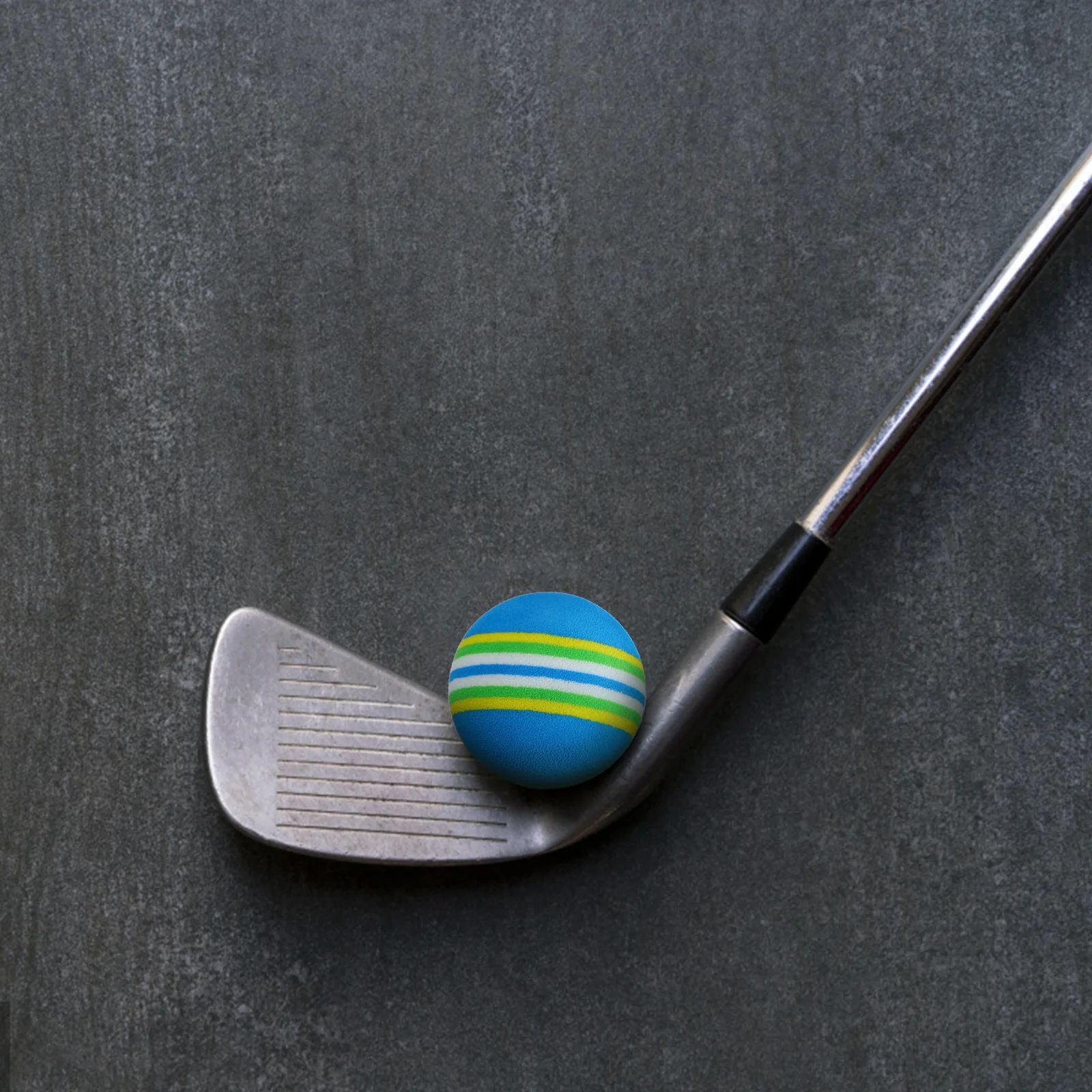 

26Pcs Colorful Stripe Golf Balls Lightweight Eva Practice Balls for Indoor Outdoor Training and Golf
