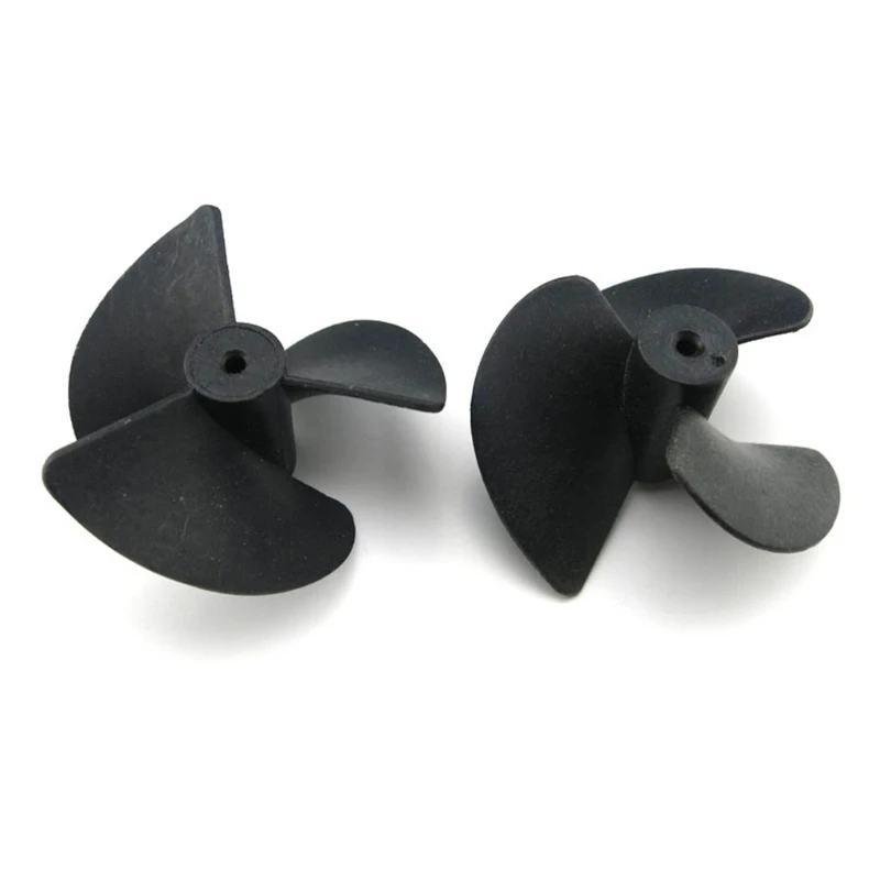 Universal 3-blades 2mm Shaft Propellers Replacement Propeller Diameter 40mm for Boat Ship Easy to Install