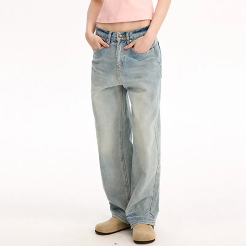 

Джинсовые джинсы мужские американские модные широкие брюки летние новые элитные повседневные свободные прямые свободные длинные брюки универсальные мужские модные NC7C