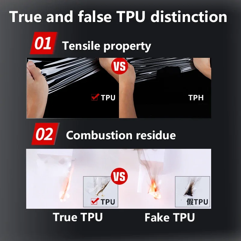 TPU Transparent Film Car Interior Sticker Center Control Gear Door Outlet Panel For Volkswagen VW ID.4 ID 4 ID.6 ID 6 Crozz X - Image 3