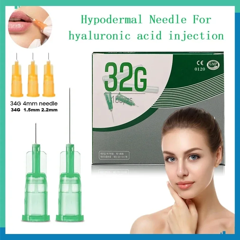 

Disposable Plastic Medical Beauty30G, 18G,25G,27G,31G,32G,34G Painless Small Needle Sterile Injector Micro Hypodermic Needle