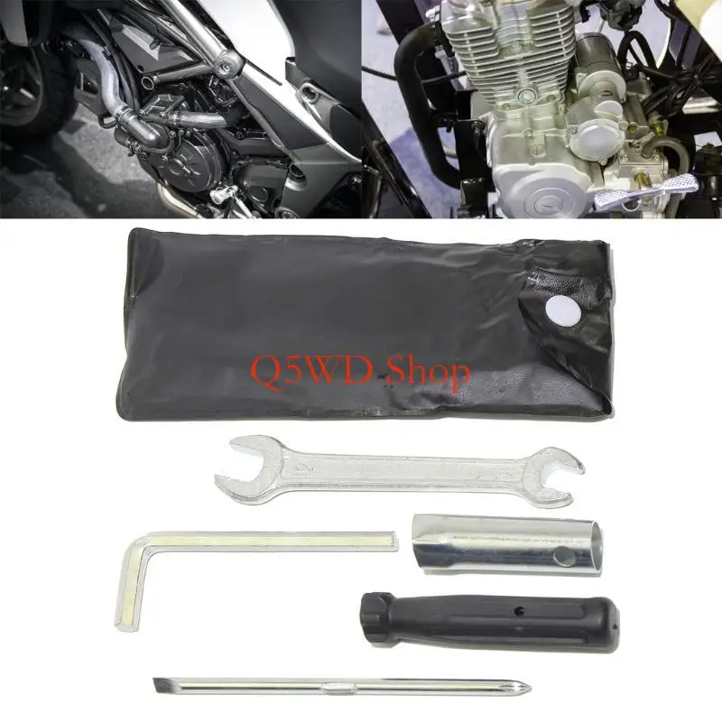 Q5WD 4Pcs Hardware Tool Home Improvement Open End Spanners Motorcycle Repair Tool