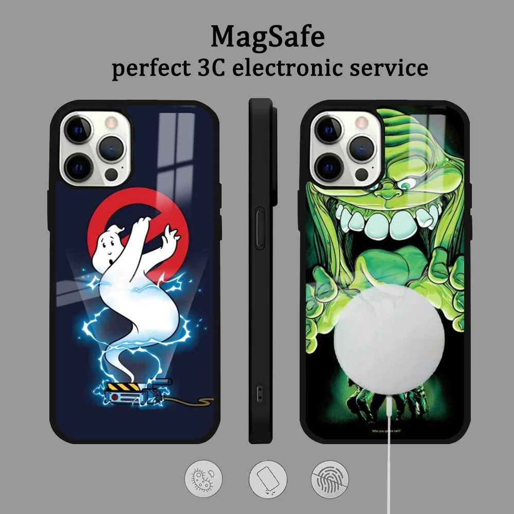 Movie E-Extreme G-Ghostbusters Phone Case For IPhone 16 15 14 13 12 11 Pro Max Plus Mini Magsafe Mirror Wireless Magnetic Cover