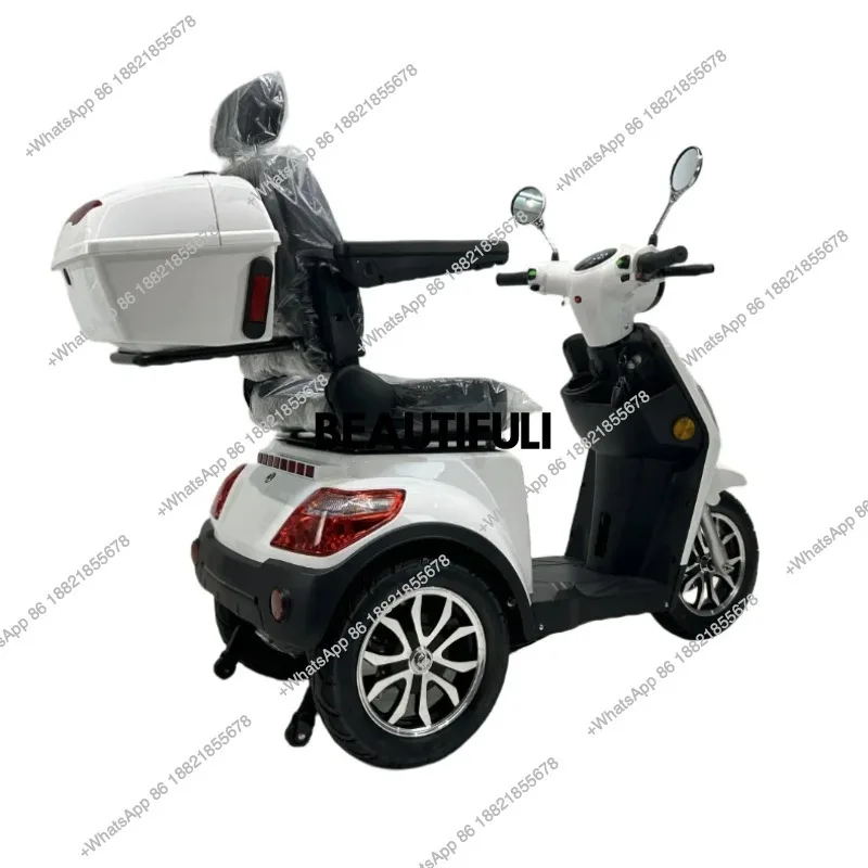 

Factory Hot Selling Model Gecko-L China Long Range Moped Scooter 3 Wheels 1000W 25km/h Mobility Electric Scooter Tribkie for Ad