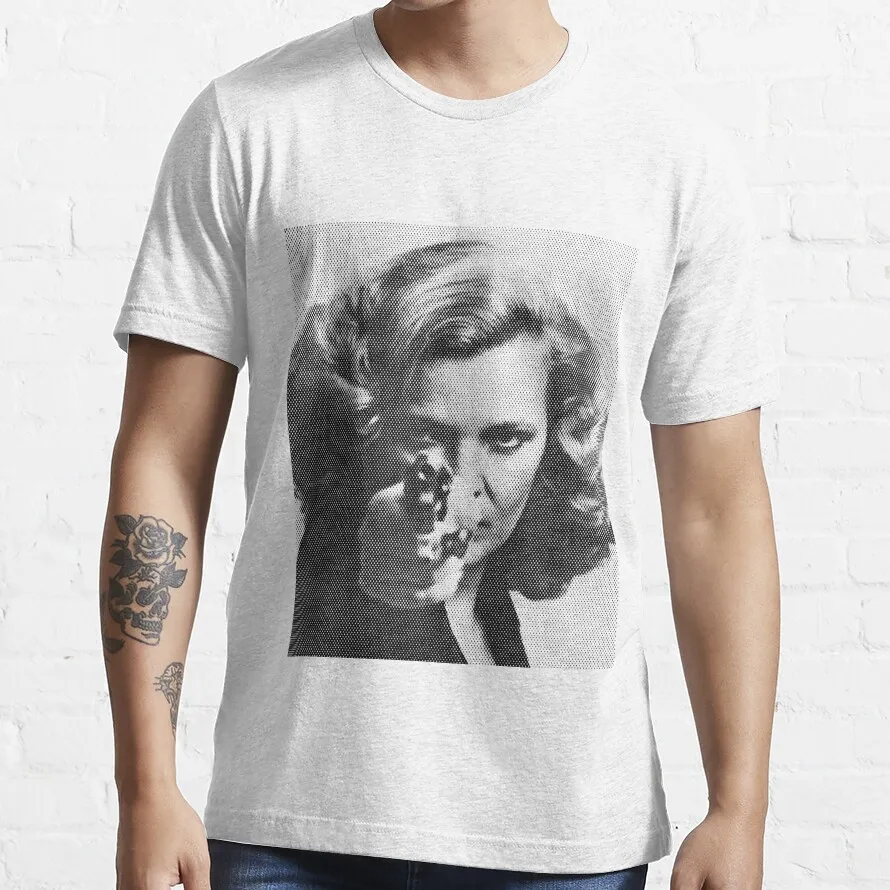 Gena Rowlands Portrait In Black & White T-Shirt t shirt for men big and tall t shirts for men