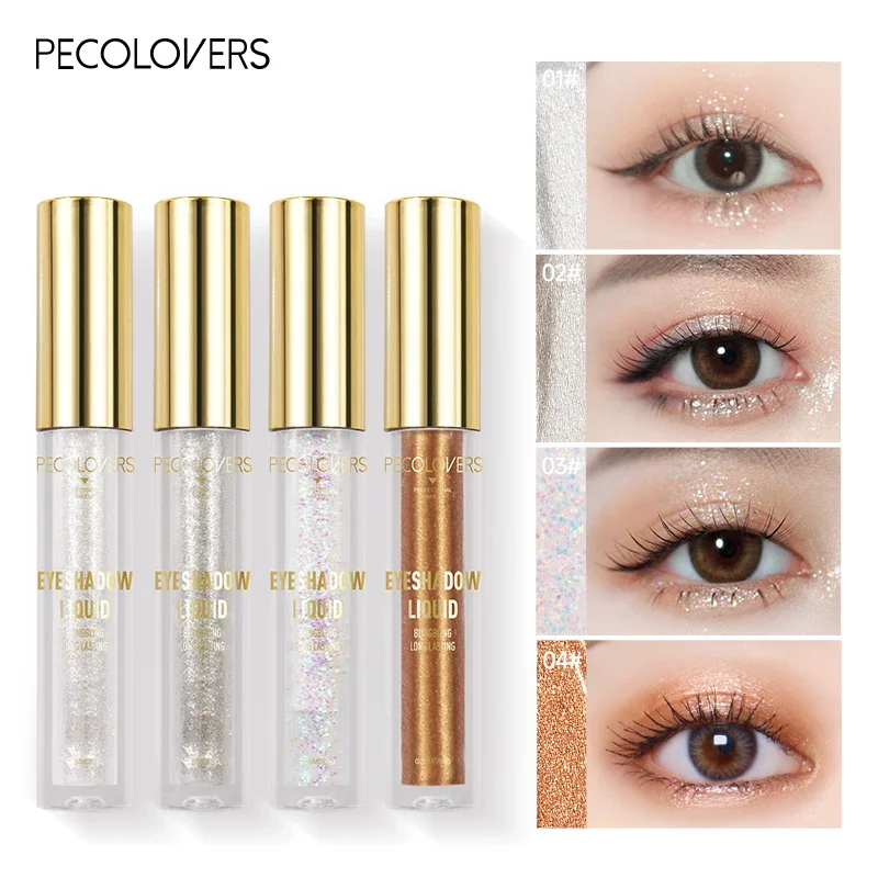 Waterproof Diamond Glitter Champagne Liquid Eyeliner Eyeshadow Makeup Eye Liner Pen Eye Beauty Party Makeup Tools