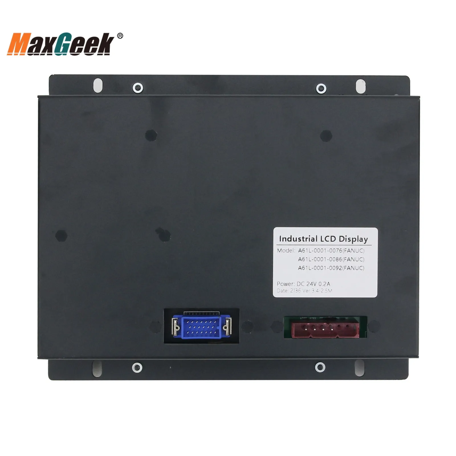 Imagem -02 - Maxgeek Industrial Monitor Lcd Fanuc Crt A61l0001-0076 A61l-0001-0086 A61l-0001-0092
