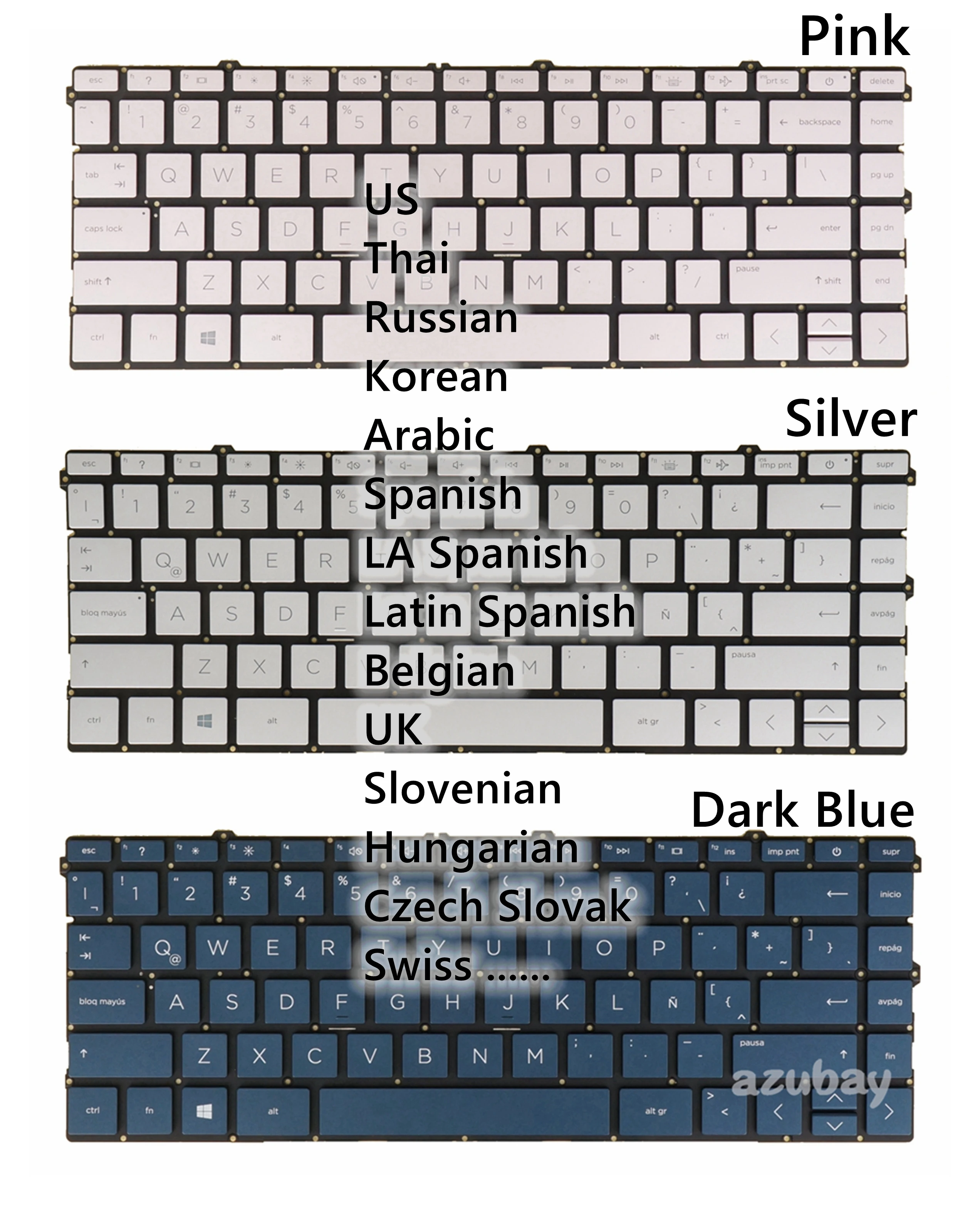 

LA Spanish Belgian Slovenian Keyboard For HP Pavilion x360 14-dy 14-dy0000 14-dy1000 14-dy2000 14m-dy0000 14m-dy1000 Backlit /No