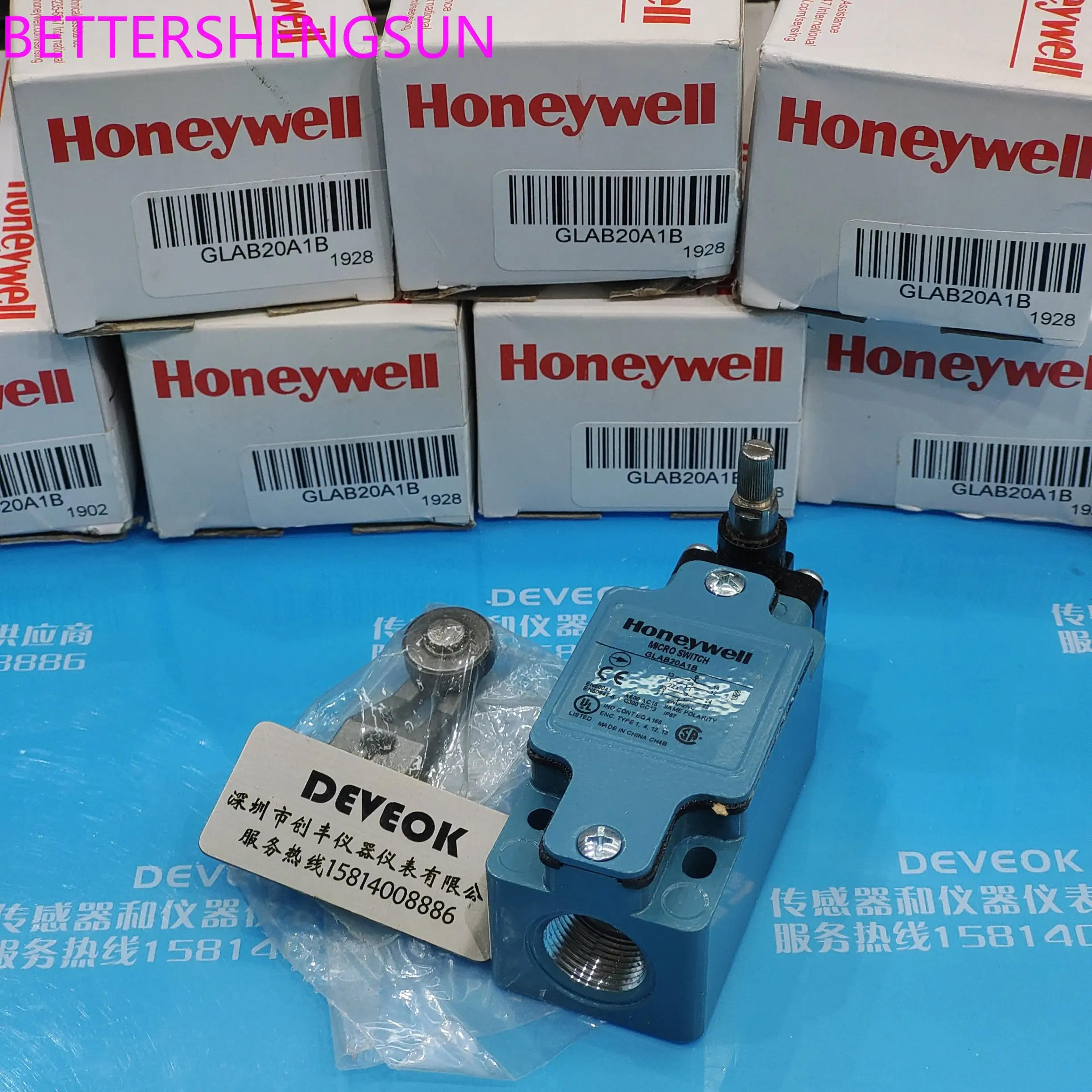 Limit switches GLAB20A1B, GLACO1A2B, GLAC01A2B, LSZ51