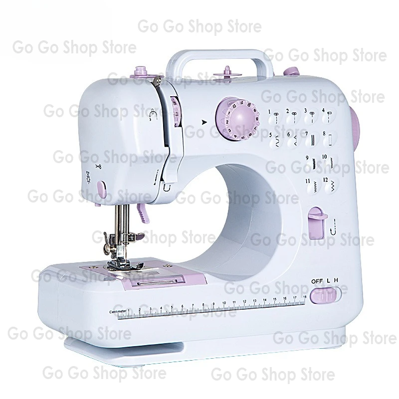 

505A Upgraded Portable Electric Sewing Machine with Edge Locking Function – Mini Household Cross-Border Sewing Tool