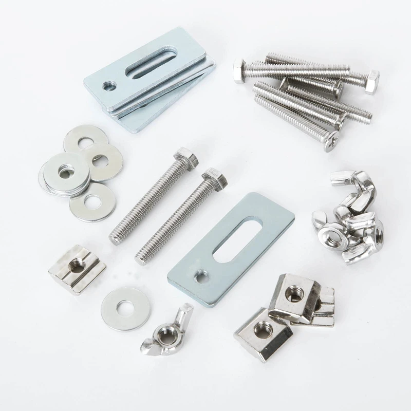 8 Pcs Mini Hold Down Clamp Kit Antislip Horizontal With For 3018-PRO, 3018-MX3, 3018-Prover, 1810-PRO CNC Router Machine