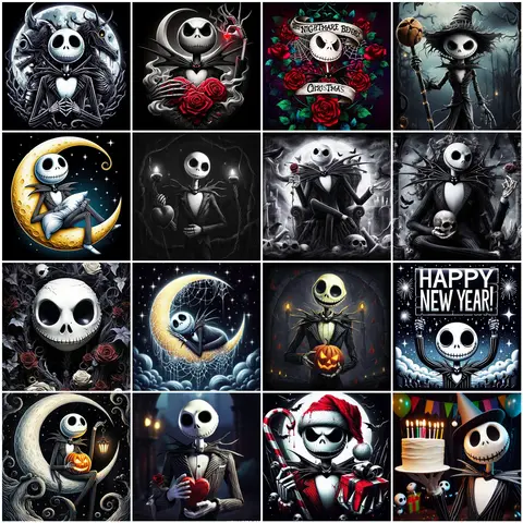 Disney Diamond Mosaic The Nightmare Before Christmas Adult Craft Painting Cartoon 5D DIY Embroidery Jack Complete Kit Home Decor