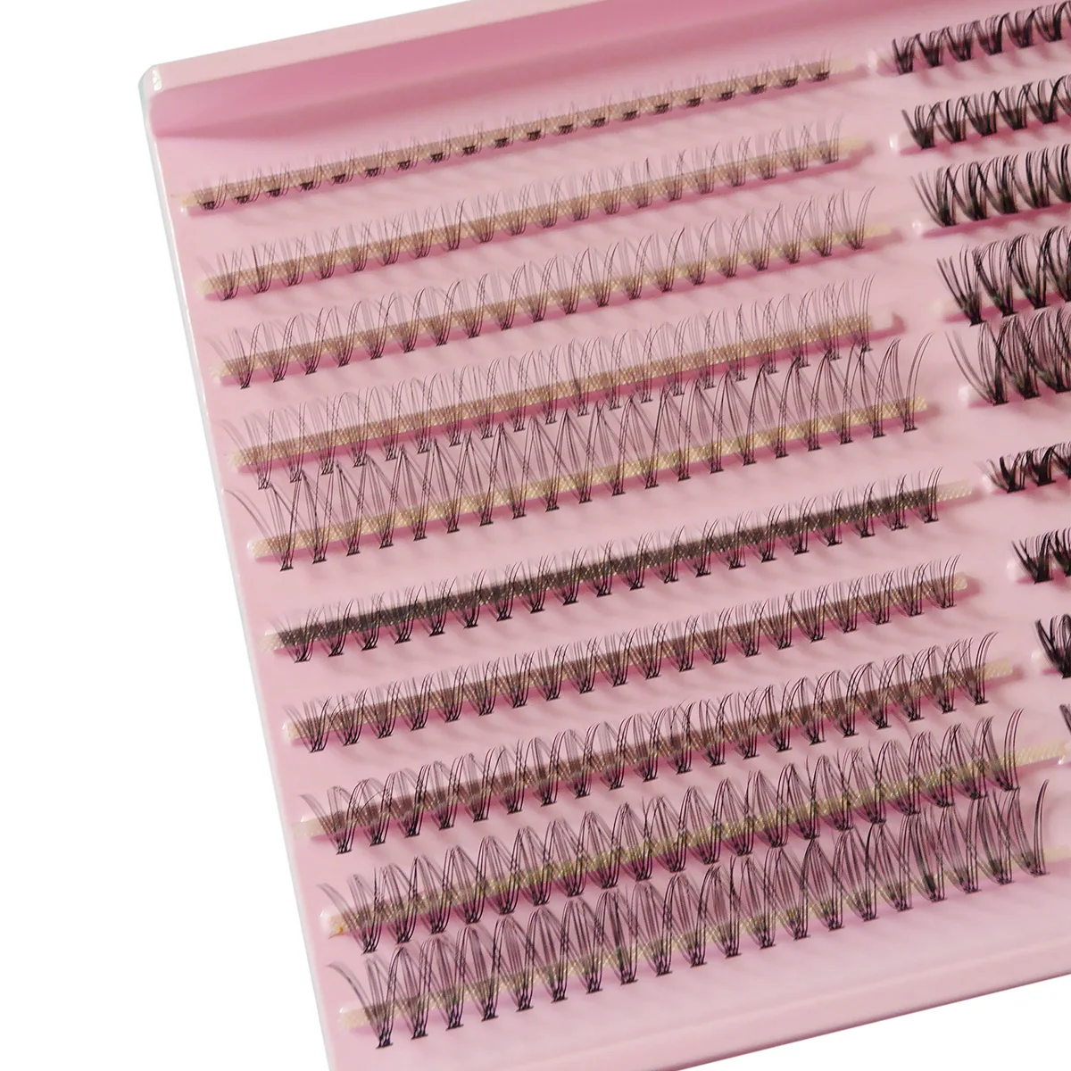 Lash Clusters DIY Lash Extensions Kit 400pcs Individual Lashes Clusters 10 20 30 4D C Curl Eyelash Extension Kit with Applicator