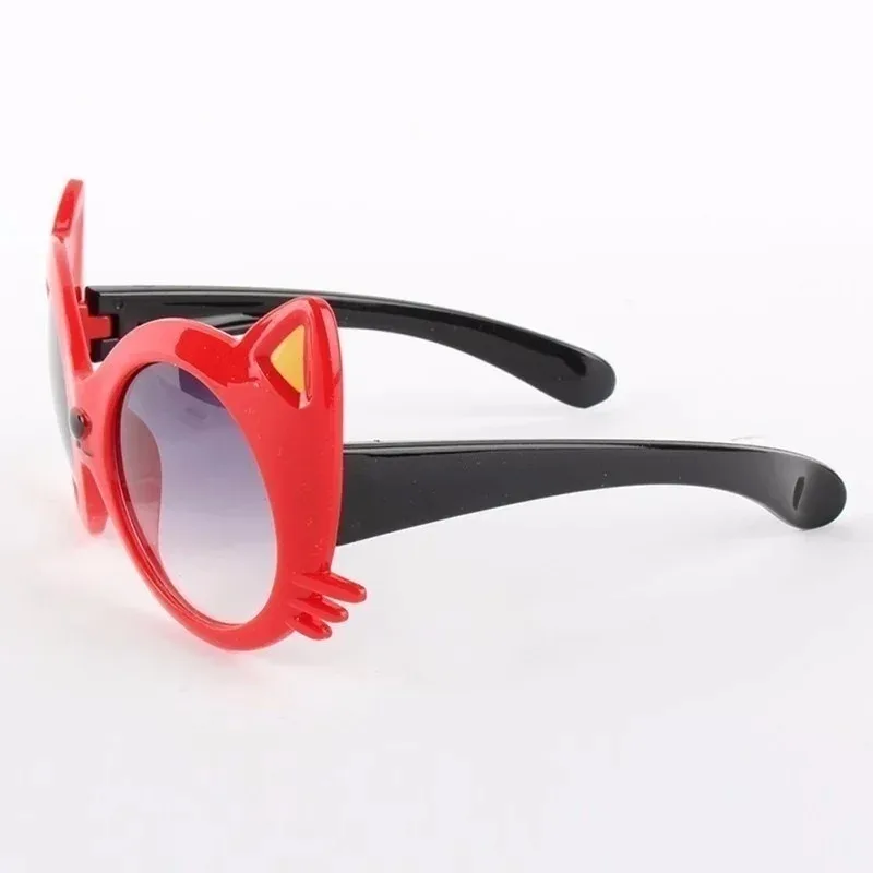 Girls Boy Cute Cat Anti UV Eyeglasses Glasses Toddler Baby Cartoon  Sunglasses for Kids Children