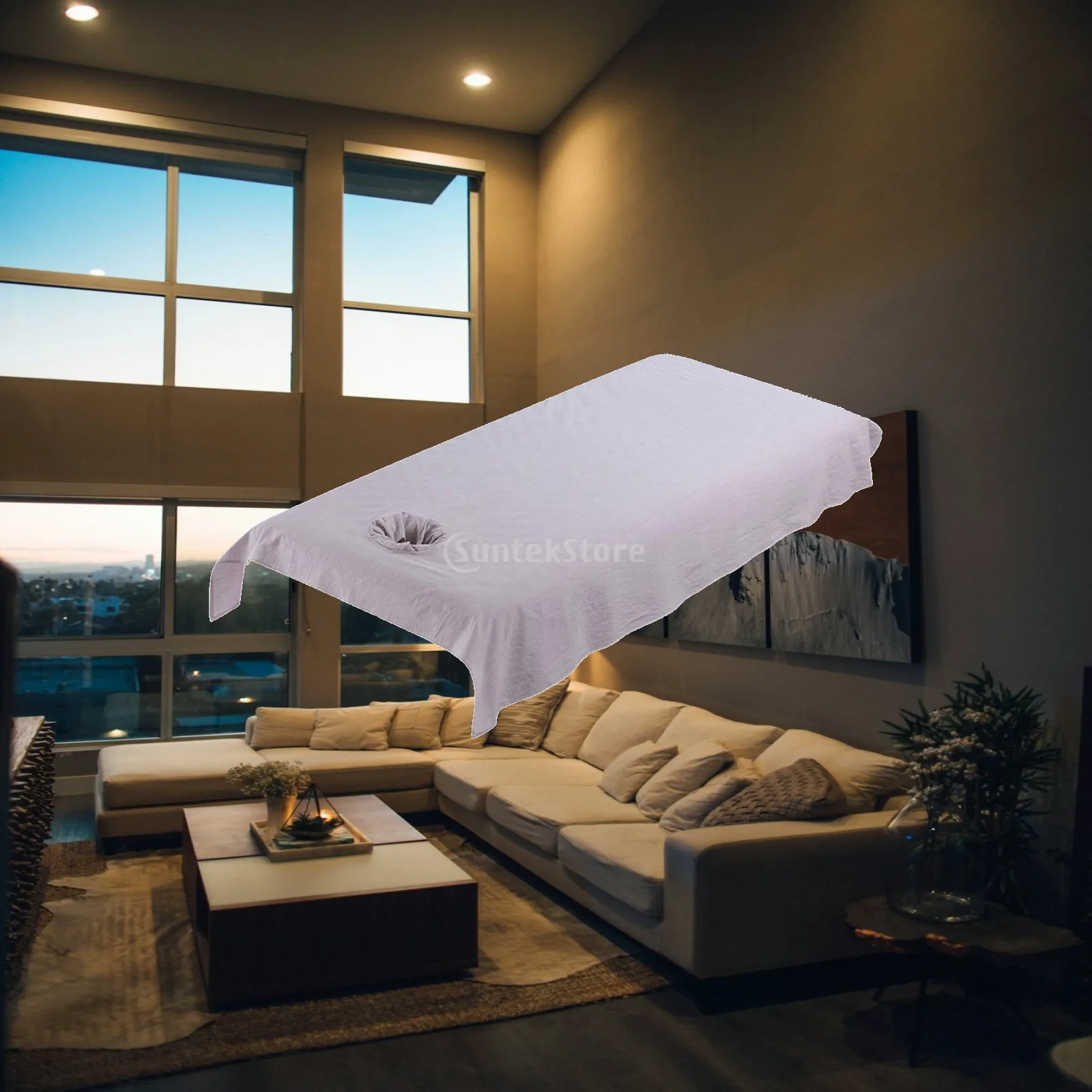 Massage Table Sheet Set Durable Cotton Cover for Portable Foldable Massage Bed Acupuncture Room