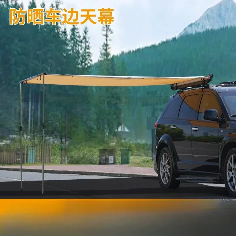 Side tent side tent suv single-layer rear outdoor camping roof canopy sunshade sidecamping