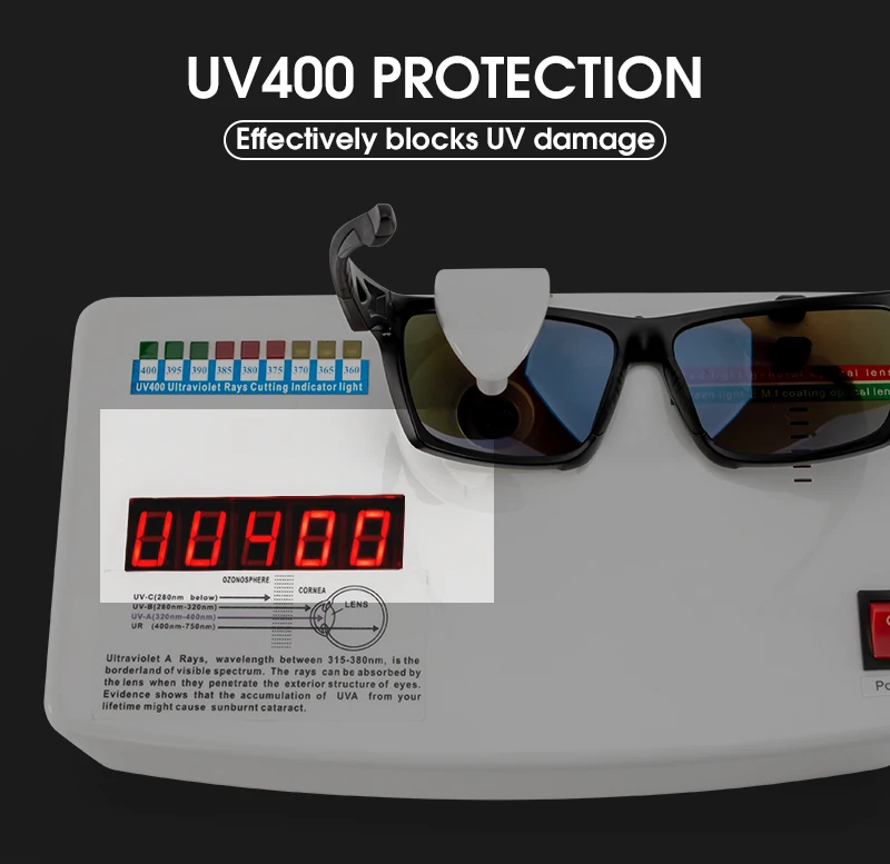 Kapvoe Polarisierte Sonnenbrille, Modische Outdoor-Sportbrille, UV400-Schutz, Camping- und Angelbrille, Wander- und Laufbrille für Männer, Radfahrbrille – Detail 13