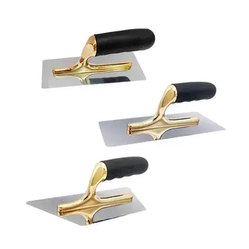 Truelle para paneles de yeso, paleta de mampostería de pulido Normal, relleno de pintura de masilla, paleta plana para paneles de yeso para decoración de pared de estuco, cemento de hormigón