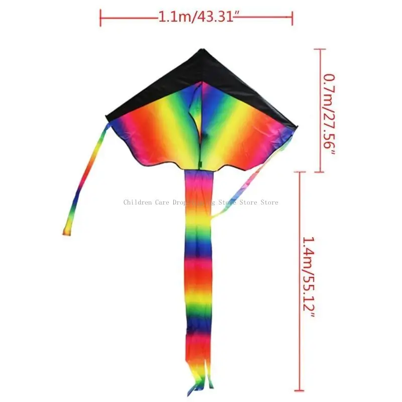 1 セット屋外おもちゃ子供屋外スポーツおもちゃビーチおもちゃレインボー凧ファミリーゲーム