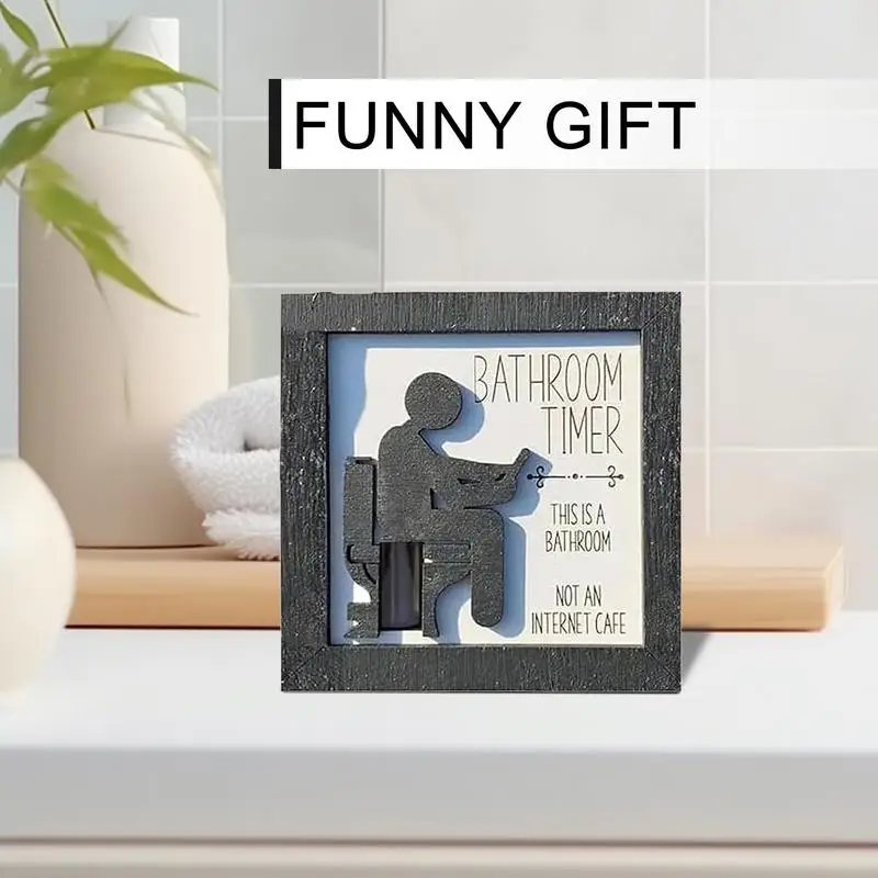 Funny Stool Sand Kids Toilet 5 Minute Restroom Clock Hourglass Bathroom Decoration Timer For Men Husband Dad Birthday Funny Gift