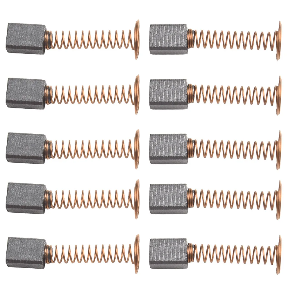 

10pcs Carbon Brushes 4.8x6.8x8.6mm Electric Motor Carbon Brush Repairing Part For D4000 Rotary Power Tool Accessories