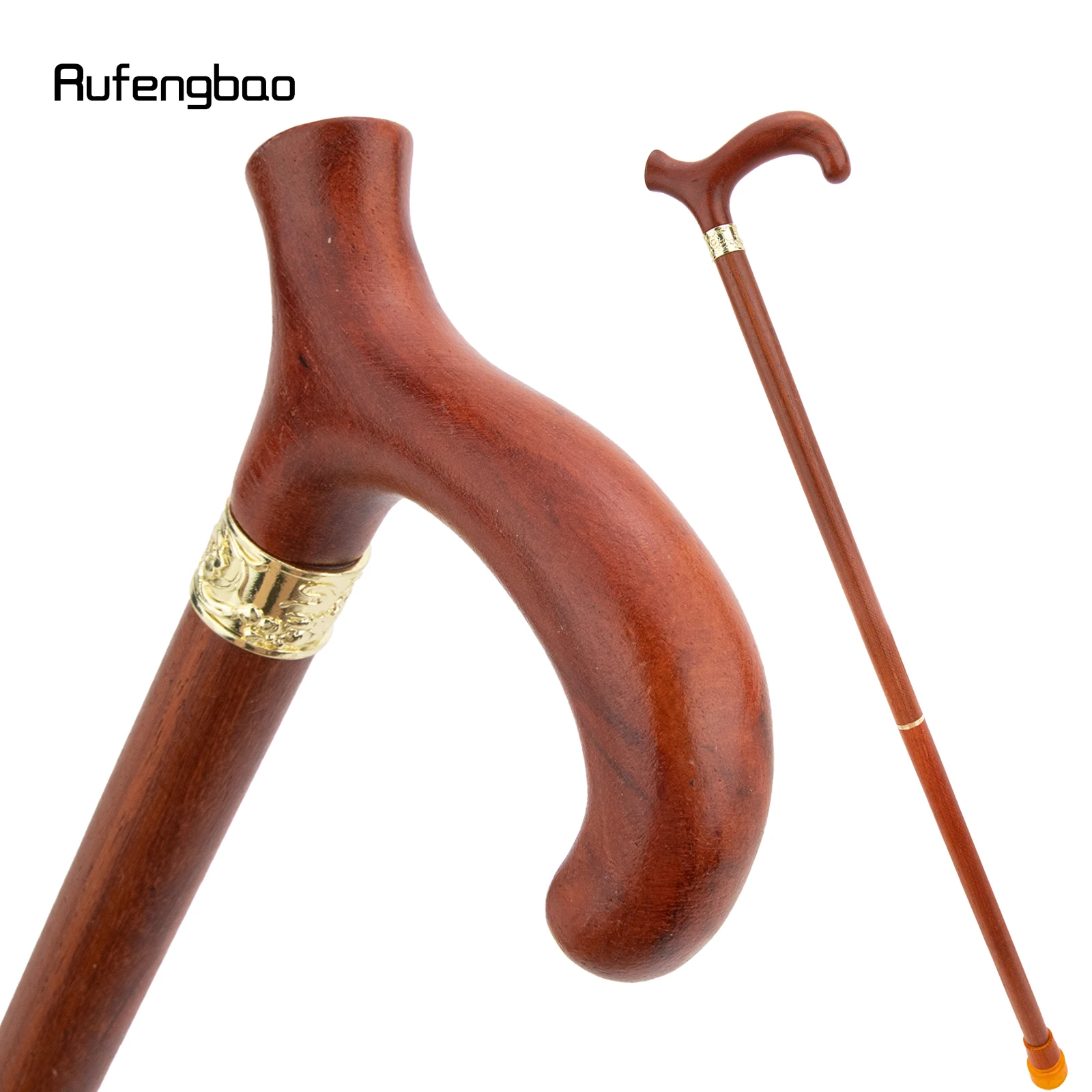 البني الأحمر بسيط خشبي عصا الموضة الزخرفية مصاص دماء تأثيري حفلة الخشب عصا للمشي هالوين الصولجان العصا كروسير 92 سنتيمتر