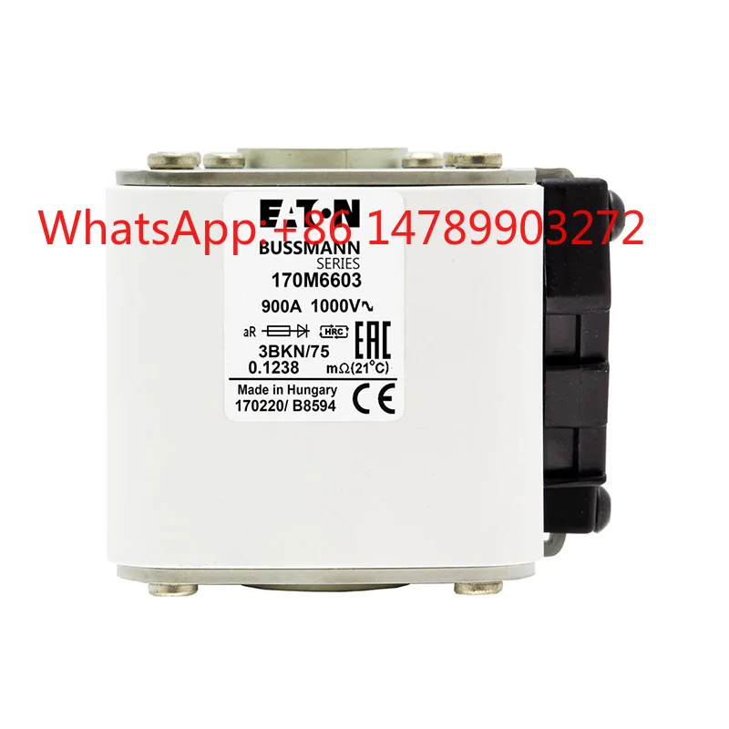 Energy storage 1250V high breaking fast fuse 1250A industrial semiconductor equipment protection