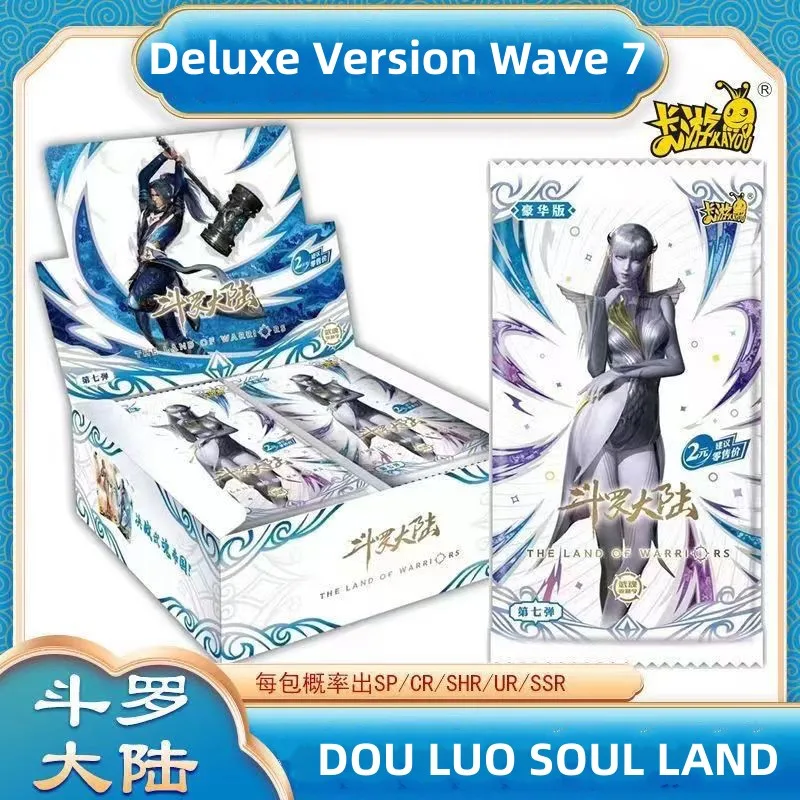 KAYOU NEW Genuine Soul Land Deluxe Version WAVE 7th Whole Box Oscar SP Ning Rongrong CR Rare Collection Cards Christmas Gifts