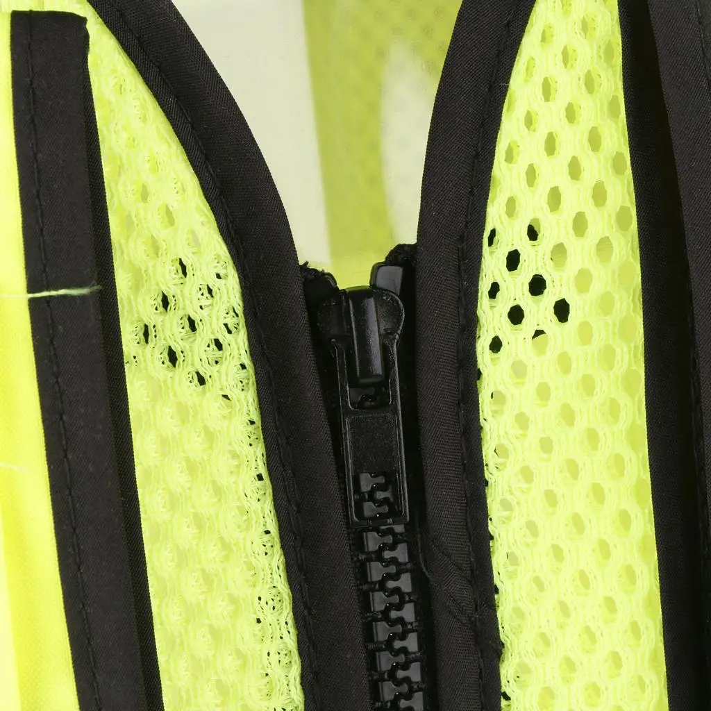 

High Visibility Vest Mesh Reflective Safety Clothing Adjustable Security Jacket for Survey and Road Crew Application