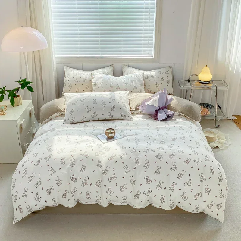 

Летние комплекты одеял, Комплект постельного белья, постельное белье, комплекты постельного белья, комплект с пододеяльником, комплекты стеганых одеял, Королевский размер, промытый хлопок