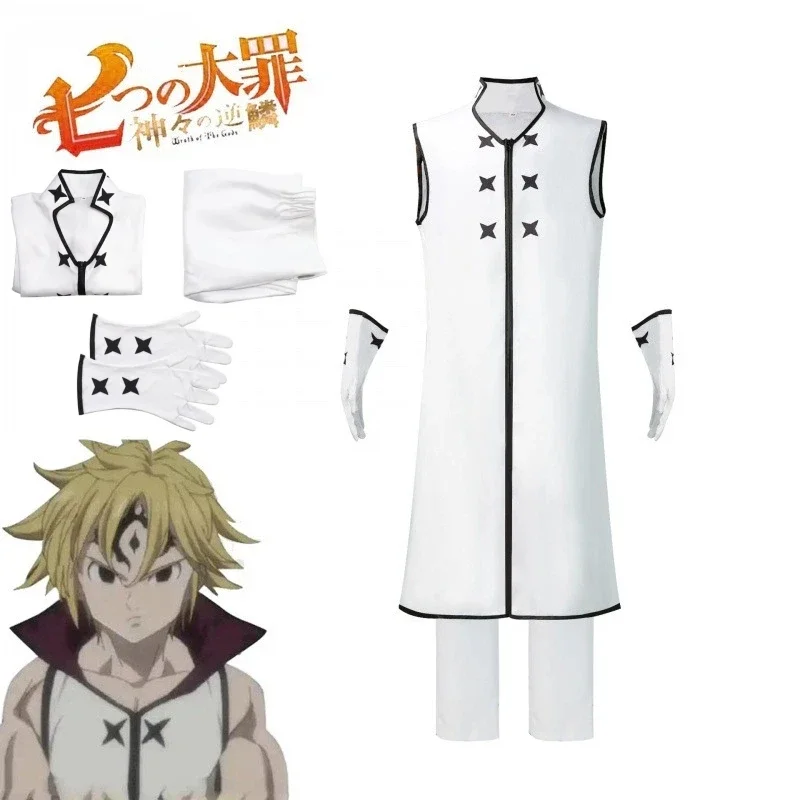 

Anime TheSeven Deadly SINS Cosplay Costume Seven Original SINS of Wrath Meliodas Cosplay Suit Halloween Comic Convention Cosplay