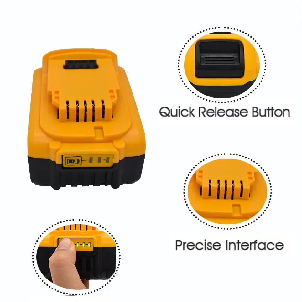 20v 6ah max Lithium batterie Elektro werkzeug Ersatz für Dewalt dcb184 dcb181 dcb182 dcb200 20V Lithium batterie