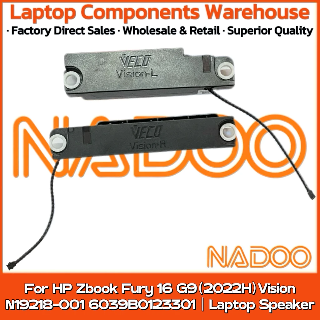 New Original Laptop Notebook Speaker For HP Zbook Fury 16 G9（2022H）Vision N19218-001 6039B0123301 built-in speaker horn audio