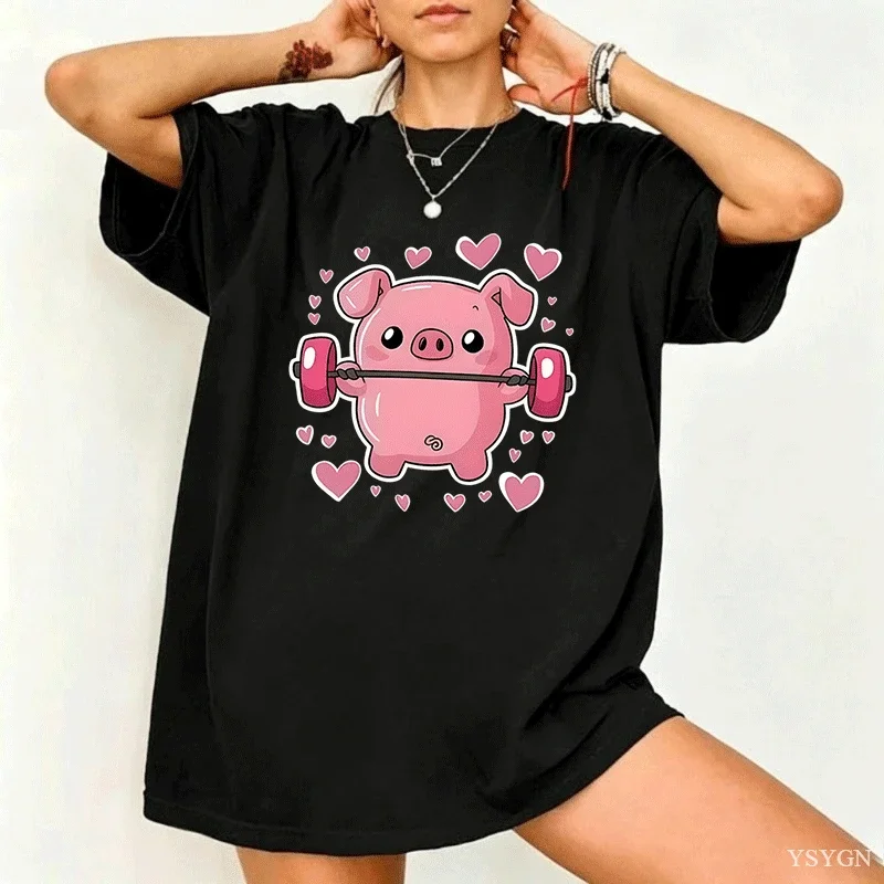 Women's Cotton T-shirt with Arm Niche Design Printed Summer New Roosevelt Slim Fit Fashionable Top Cotton Shirt Y2K Clothing