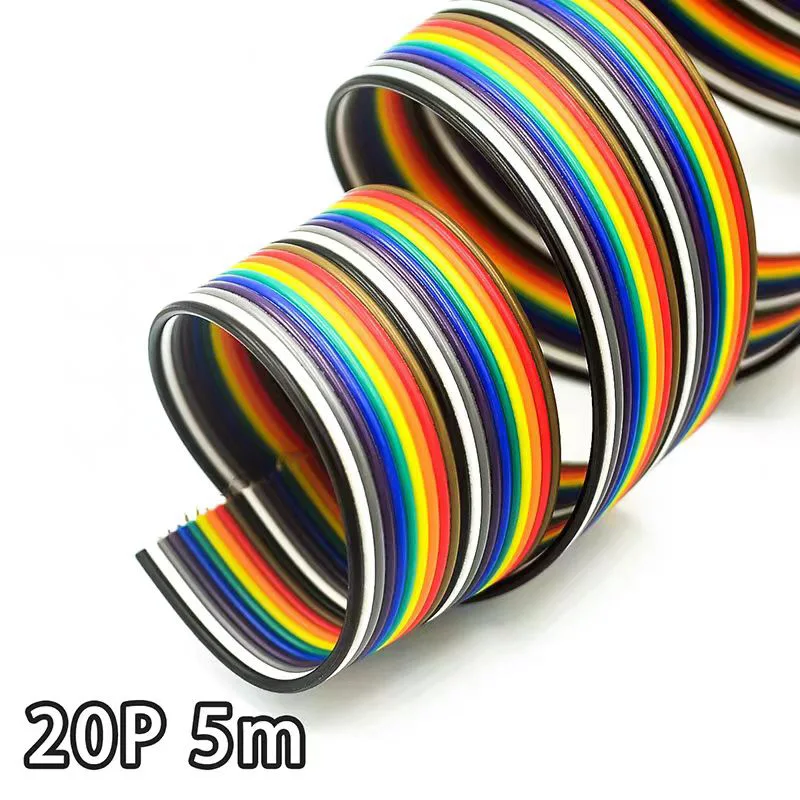 DuPont Cable/Color Cable/Rainbow/FC Cable 10p/20p 2.54 5m