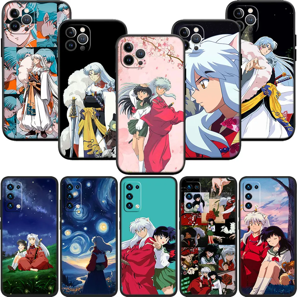 KH38 Inuyasha Phone Case for Samsung Galaxy A11 A12 A13 A15 A52S A53 A55 A56 A70 A71 A72 A73 F06 F16 F56 S10 Plus S10e