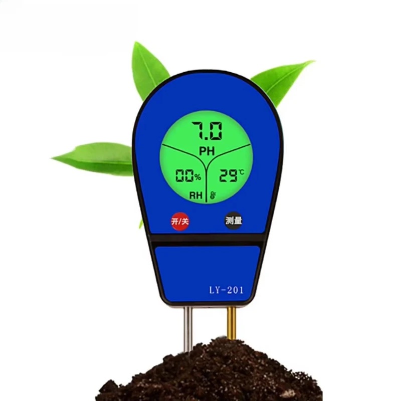 3in1 RS485  Soil Moisture Temperature pH Sensor Probe for Smart Farm Automatic Irrigation System Fast Delivery